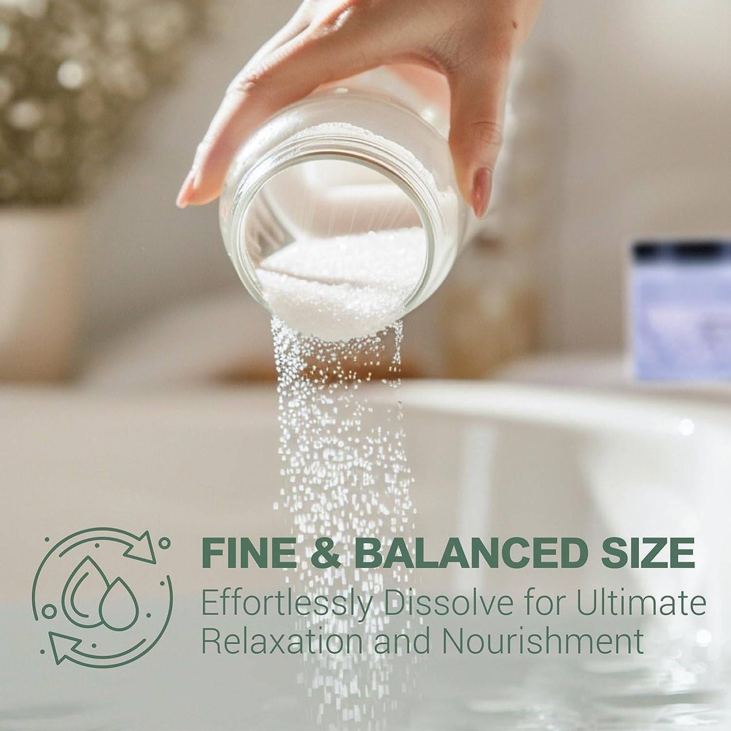 Epsom Salt Bath Soaking Set - 3.17 lbs Gift Set for Women, Ideal for Mother's Day and Christmas
