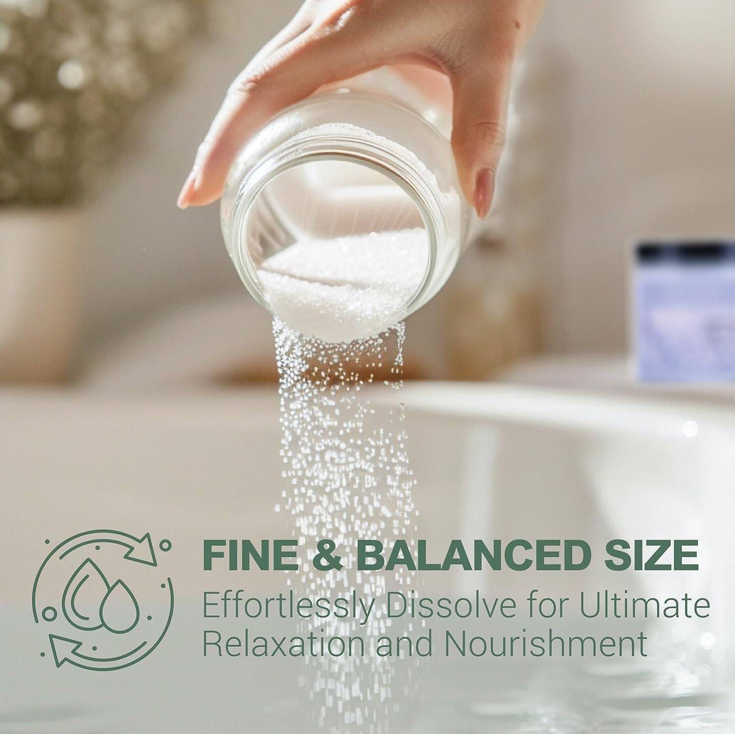 Epsom Salt Bath Soaking Set - 3.17 lbs Gift Set for Women, Ideal for Mother's Day and Christmas