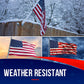 American Flags for outside 5X8 -American Flag 5X8 Made in USA -Heavy Duty Flags Outdoor with Embroidered Stars and Sewn Stripes 5X8 US Flag for High Wind- All Weather Flags