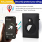 CHJGLNL Slim Wallet with Apple AirTag Integration - Smart Wallet for Enhanced Tracking