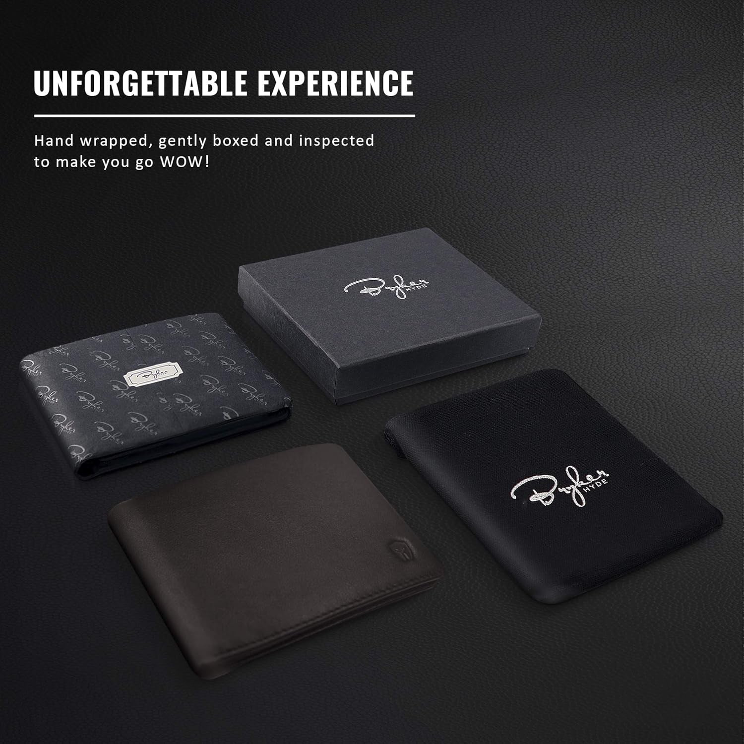 Men's Executive RFID Wallet - Full Grain Leather, Bifold Top Flip with Dual ID Windows and Extra Capacity for Travel