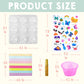 Klever Kit Easter Egg Dye Kit, DIY Easter Egg Decorating Kit for Easter Theme Party, Creativity Activity for Kids All Age