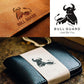 Authentic Nappa Leather Men's Trifold Wallet with RFID Protection and ID Window